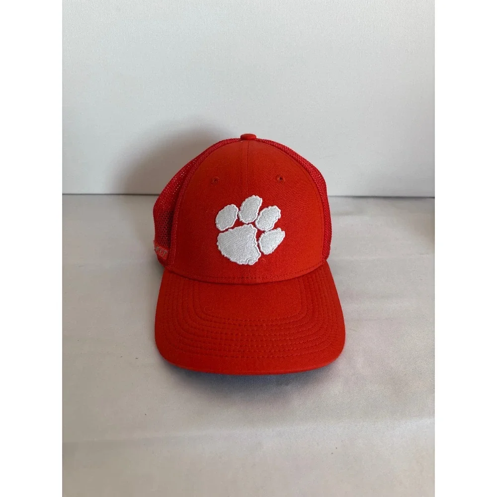 Nike Clemson Tigers Hat Dri-FIT Legacy91‎ Cap Kids Orange White Paw